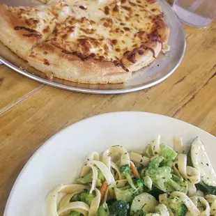 Chicken Alfredo Pizza