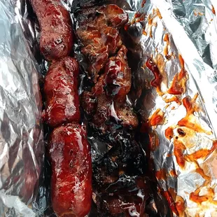 Grill city: buy 4, get 1 free; $15. The bbq pork was our fave.