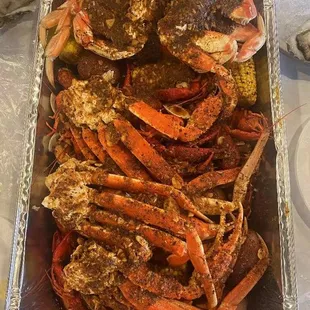  tray of crab legs