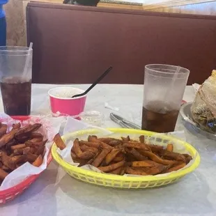 bitter fried sweet potatoes