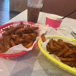 fried sweet potatoes.