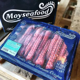 Try our Spanish Octopus legs!