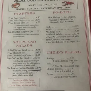 Menu &apos;2023