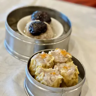 Regular and Black Mushroom Siu Mai