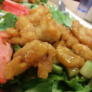 Black Peppered Fried Shrimp