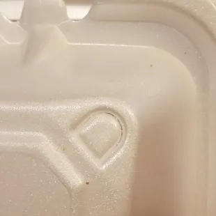 a close up of a container