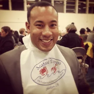 At Methodist church crab feed put on by Seafood Express.