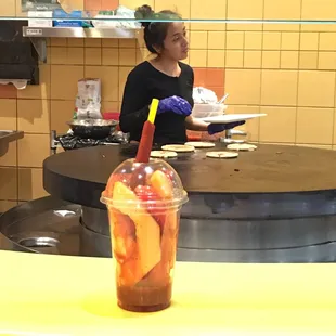 sushi and sashimi, drink