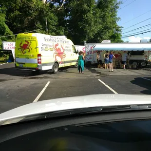 outside, sushi and sashimi