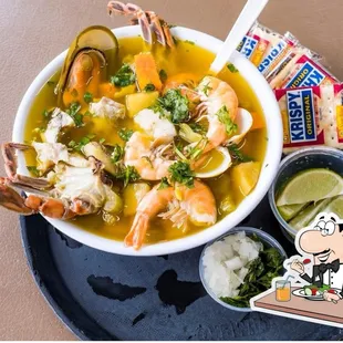 Seafood Soup - Simply Delicious - Our Most Popular Item
