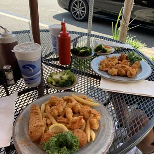 Fish and shrimp