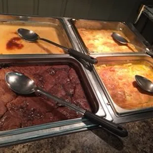 a variety of food items