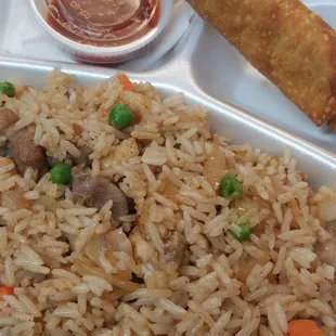 Special friedrice / egg roll