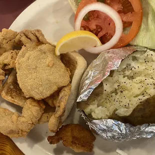 Soft shell crab sandwich
