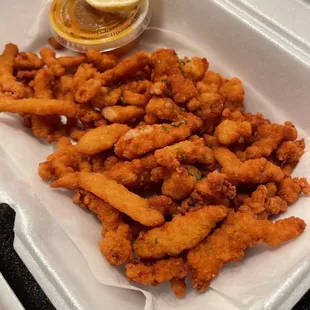 Clam strip appetizer