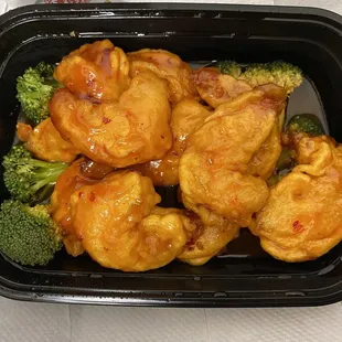 General Tso&apos;s Shrimp- Jumbo Shrimp