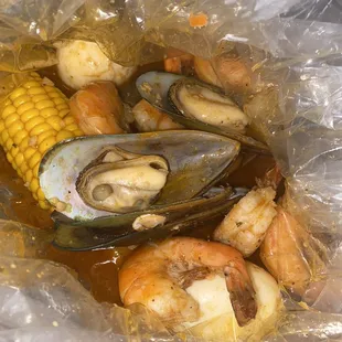 Seafood Boil- Shrimp &amp; Mussels