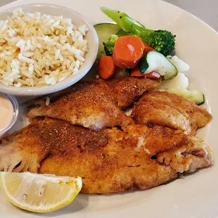 Blackened Snapper