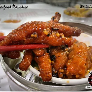 Chicken Feet - Very good; flavorful.