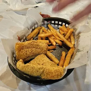 food, fish and chips