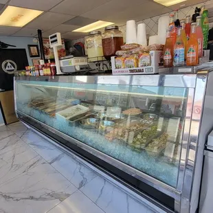 a man standing at the counter