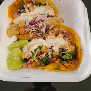 Shrimp and Fish taco