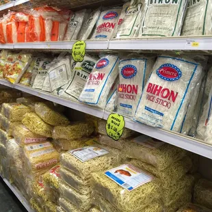 Dried noodles for pancit