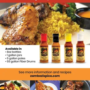 a flyer for zazle's spice co