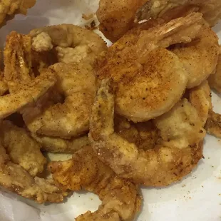 Fried shrimp. Good size.