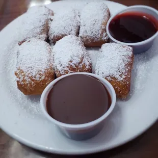 Beignets for dessert