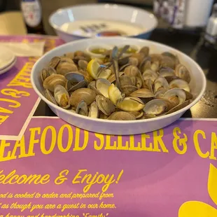 Steamed Clams