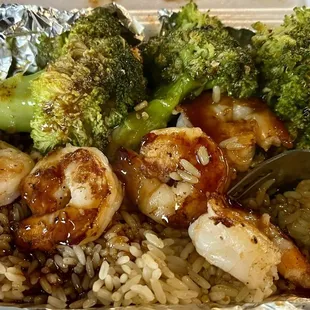 Shrimp Teriyaki Rice Bowl