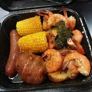 Steam Shrimp Platter