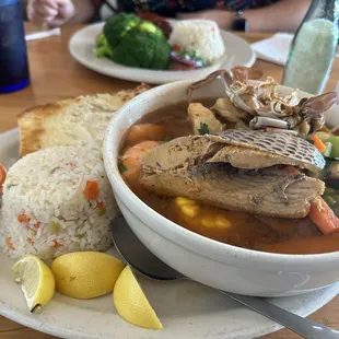 Sopa de mariscos...It was fantastic!