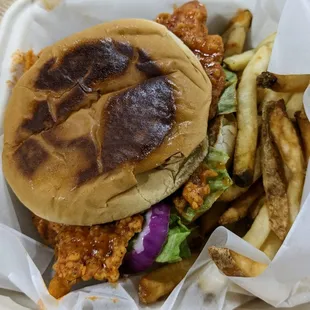 Buffalo chicken sandwich