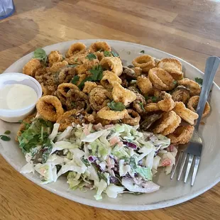 Fried Calamari with Jalapenos