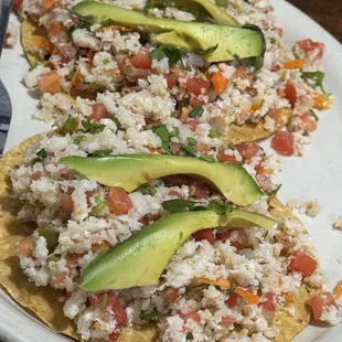 Ceviche tostada
