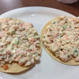 Shrimp Tostadas