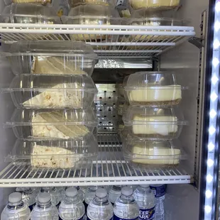 Key Key-Lime Pie Slice, Coconut Cake Slice, Cheesecake Slice