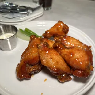 mango habernero wings - wish this was spicier