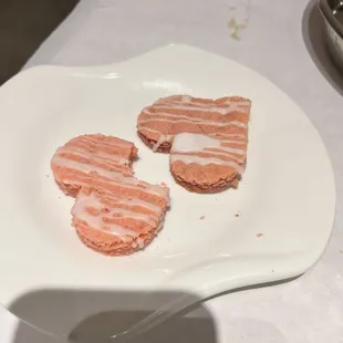 Strawberry hearts delicious