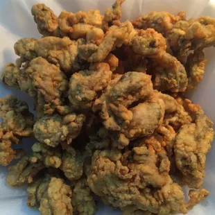 Fried oysters