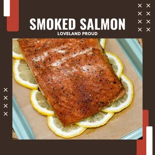 Our smoked salmon is smoked in-house. It is our most popular community item for gatherings. Serve with our house-made dill sauce!