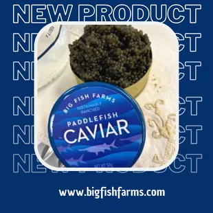 This amazing caviar is a locally grown free range caviar from Bethel, Ohio!