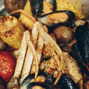 oysters and mussels, food