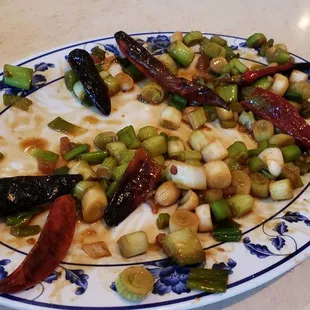 I ate a lot of onions and still had a plate full
