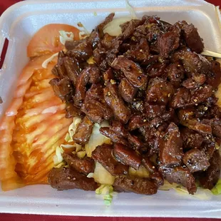 Stir Fried Diced French Steak