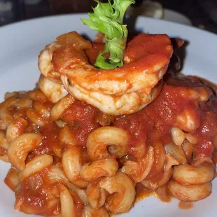 Sautéed jumbo shrimp fra diavolo