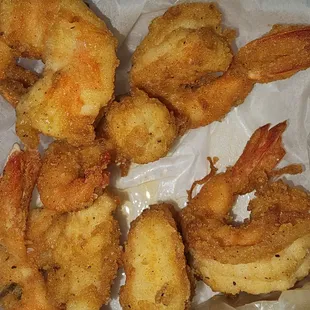 Fried jumbo shrimp