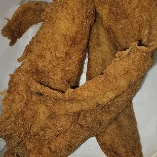 Fried flounder